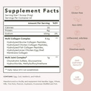 Alaya Naturals Multi Collagen Peptides Powder, Types I, II, III, V & X, Hair Skin & Nails Support, 13.55 oz (40 Servings)