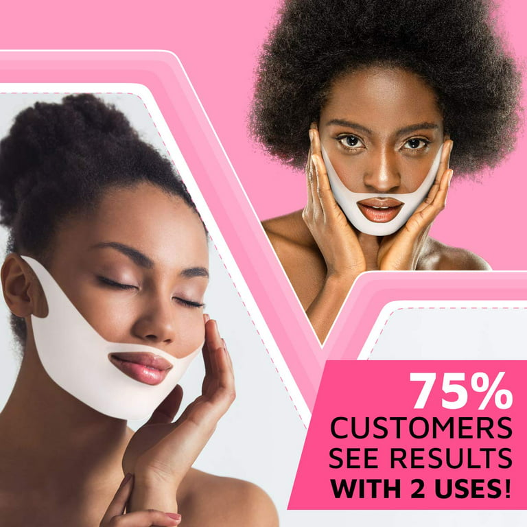 SAISZEV 10 Pcs Double Chin Reducer V Line Face Lifting Mask, Face Slimming  Strap Face Slimmer Patch Chin Up Mask Face Lifting Belt Neck Lift Tape for  Firming and Tightening Contour 