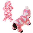 thumbnail image 1 of Ropa de invierno para perros, mono de perro suave con patrón de corazón, lindo gato cálido rosa para perro ANGGREK Otros, 1 of 8