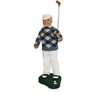 Kurt Adler Golfer "Ace" Table Piece, Blue