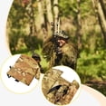 thumbnail image 1 of Silla de camping de camuflaje, hamaca con bolsa de almacenamiento, columpio, taburete de camping en para caza de ciervos, tórtolas, playa, patio, 1 of 8