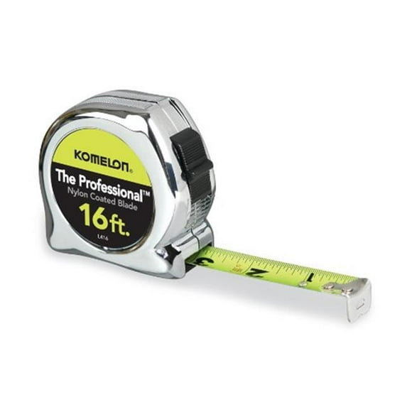 Komelon Usa 416-416HV 16 ft. x 0.75 in. High Viz Chrome Professional Tape Measure