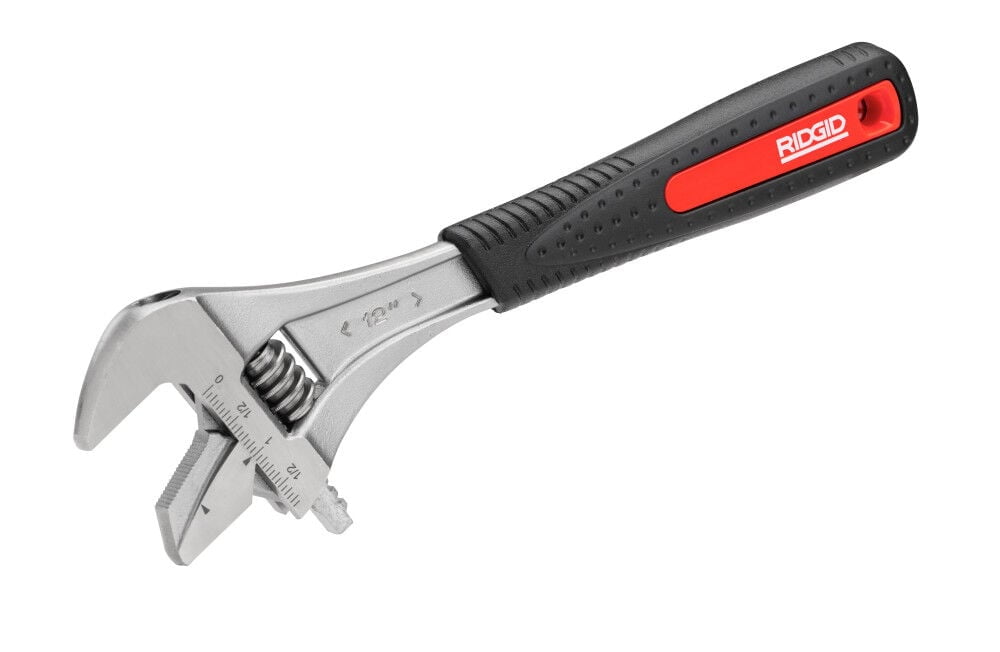 Ridgid 12 Inch Wide Capacity Reversible Adjustable Wrench