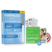 Harmless Cigarette,Oxygen,Nicorette Alternative & Quit Smoking Aid,3pk