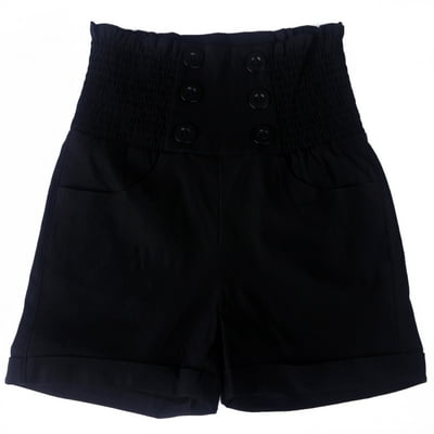 Black high waisted sailor cheap shorts