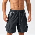 thumbnail image 4 of Admvng Cargo Shorts for Men Casual Summer Lightweight Hiking Big & Tall Knee-Length Shorts, 4 of 5