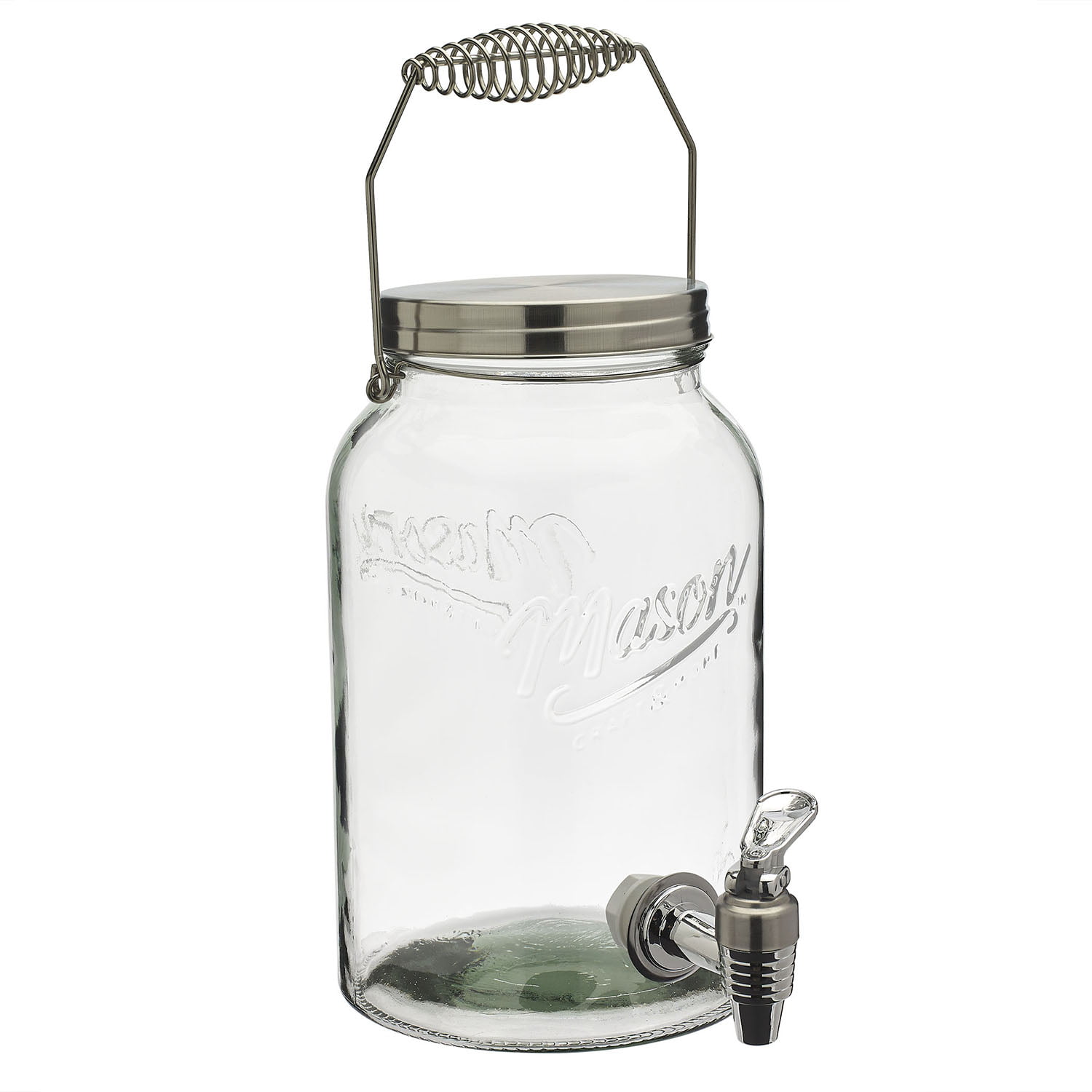 Large Capacity Mason Jar 5000ml Glass Beverage Dispenser with ABS