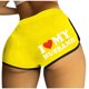 thumbnail image 1 of Pantalones Cortos para Mujeres de Cintura Alta Moda Casual Pantalones Cortos Sueltos Impresos Sexy, Cintura Elástica Cuerpos Pantalones Cortos de las Señoras, Vestir de Verano de Poliéster, 1 of 8