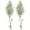 Green, variant on Kojooin 7ft Tall Faux Olive Tree,Faux Olive Tree with White Planter and Green Fake Moss,2 Pack