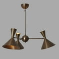 thumbnail image 2 of 3 Arms 6 Lights Stilnovo Style Sputnik Chandelier Light Fixture, 2 of 3