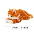thumbnail image 2 of Cat Plush Toys Lifelike Valentine'S Gift Plush Plushie Birthday Present Realistic Stuffed Animals Cuddly Huggable Pillow Toy E - 60cm, 2 of 6