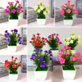 thumbnail image 3 of MYG Mini Simulation Blossom Bonsai Artificial Flower Plant Home Office Decoration, 3 of 5