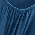 thumbnail image 4 of Vrorvz Women's Pajamas Tee Loose Soft Sleeveless Top Summer Shirts Solid Color Comfortable Loungewear Sleepwear, 4 of 6