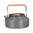 thumbnail image 2 of Camping Tea Kettle Drinkware Picnic Coinacer con asa Tetera de té portátil para tapa de campamento para caminar para viajar 1.1L 15x15x7.9cm, 2 of 8