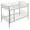 Silver, variant on Aukfa Metal Bunk Bed Twin over Twin, Convertible to 2 Twin Bed Frame, Black