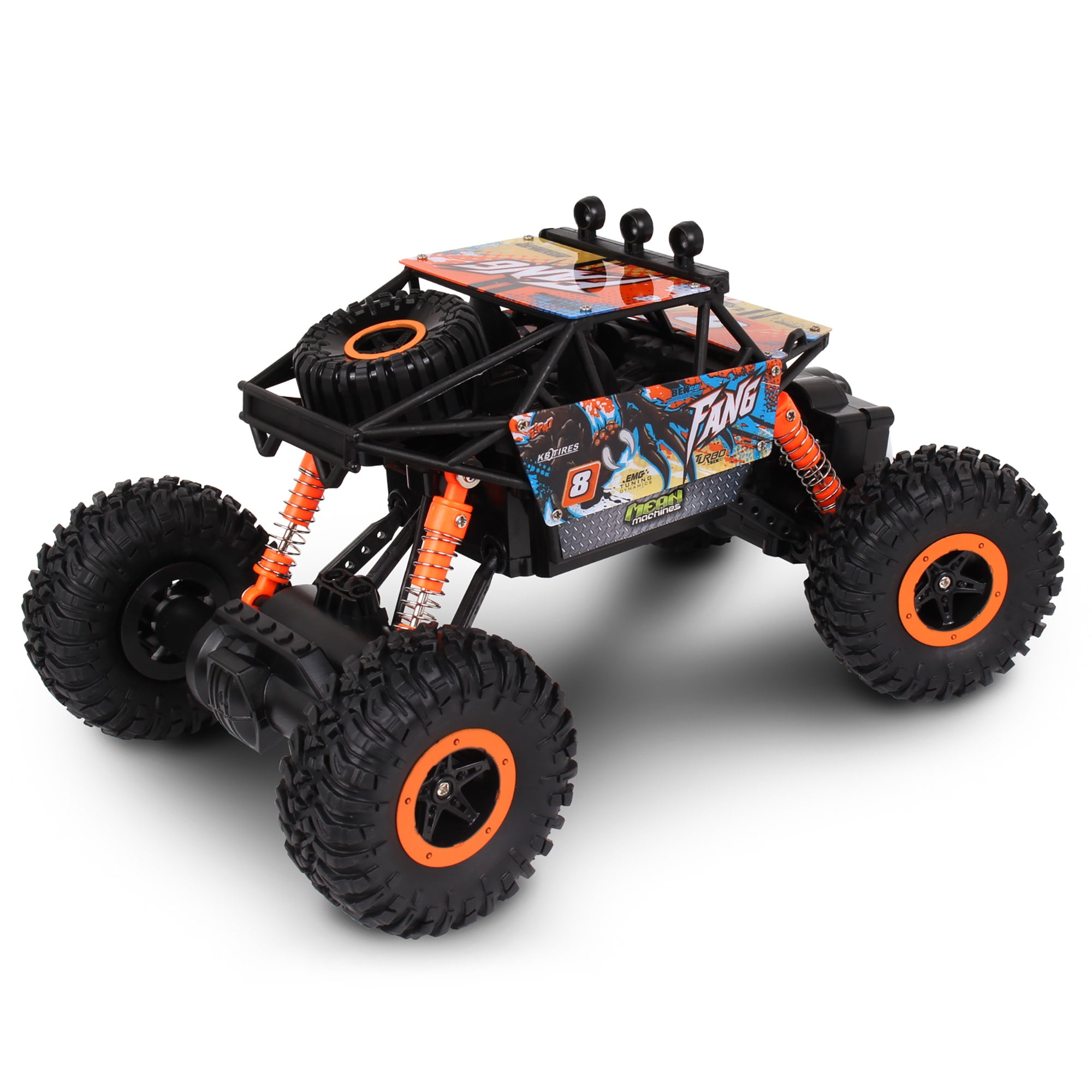 Mean Machines: RC Rock Crawler Fang - NKOK 1:16 Scale Battery