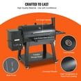 thumbnail image 6 of KFFKFF 62" Heavy Duty Charcoal Grill 8 IN 1,BBQ Portable Grill with Cart Outdoor Cooking Barbecue Camping, Picnic, 840 sq, Patio and Backyard, 6 of 8