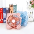 thumbnail image 4 of Mini Desk Fan Portable Personal Fan Desktop Office Fan 2 Speeds Adjustable Electric Cooling Fan USB Powered, 4 of 6