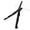 Black, variant on Folding Scissors - Stainless Steel Compact Cutter With Ruler Markings, Two In 1 Design | Portable Tool for Camping Hiking Survival And Everyday Carry Tasks