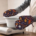 thumbnail image 3 of Cauagu Whimsical Autumn Forest Print Oven Mitts 2 Piece Set,BBQ Gloves Grilling Gloves Kitchen Silicone Oven Gloves Heat Resistant Oven Mitts for Barbecue Cooking & Baking, 3 of 6