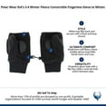 thumbnail image 4 of Polar Wear Kid's 2-4 Winter Fleece Convertible Fingerless Glove to Mitten, 4 of 4