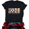 thumbnail image 5 of Women's 2026 USA Canada Mexico Soccer Graphic Tee Short Sleeve Crew Neck T-Shirt Sportswear Casual Fan Top For Match Day Celebrations, 5 of 5