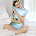 thumbnail image 3 of KLL Dog Wrapped in Towel Pattern Silk Pillowcase for Hair and Skin Standard Size 20"X 30" Soft Breathable Pillow Covers for Sleeping, 3 of 7
