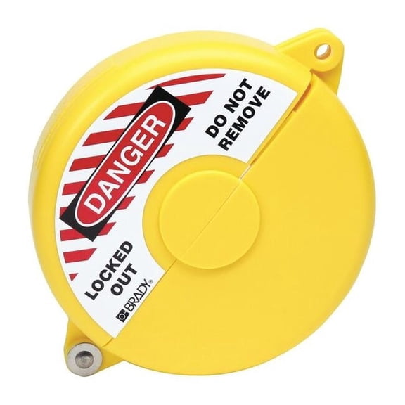 Brady Gate Valve Lockout,Fits Sz 2-1/2 to 5 65591
