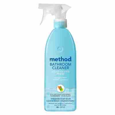 Method Cleaning Products Bathroom Cleaner Tub + Tile Eucalyptus Mint Spray Bottle 28 fl (Best Product For Cleaning Bathroom Tiles)
