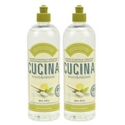 Fruits & Passion Cucina Concentrated Biodegradable Liquid Dish Soap Detergent 16.9 Ounces-2 Pack