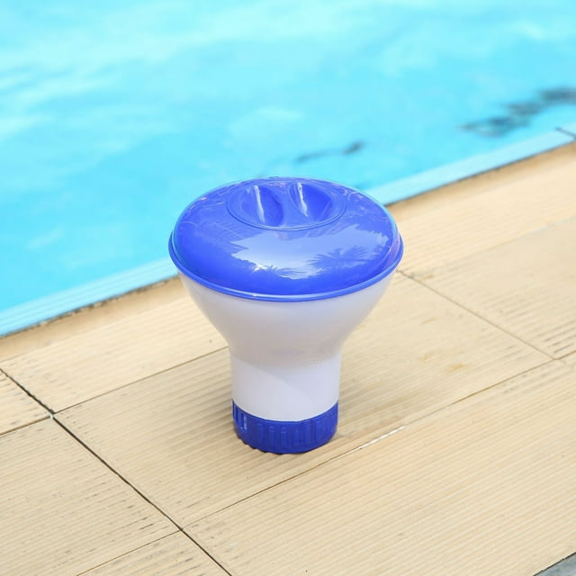 Distributeur de Produits Chimiques pour Piscine avec Distributeur Flottant de Comprimés de Chlore Distributeur de Produits Chimiques pour Spa pour Piscines Extérieures Intérieures Spas Bains à Remous Étangs à Poissons