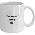 thumbnail image 2 of Yorktese Mug, Ceramic Coffee Cup, Dog Mom, Dog Dad,, 2 of 2
