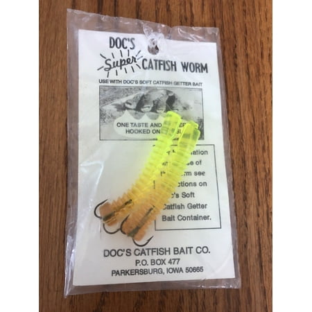 4 Doc's Super Catfish Worms / 2 1/2