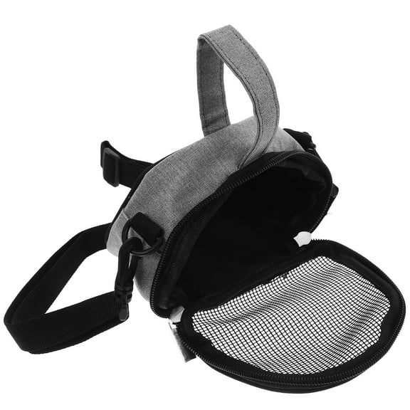 Raindrops Breathable Dark Grey Small Animal Carrier Backpack with Mesh Window Adjustable Straps for Travel Outdoor