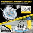 thumbnail image 3 of 21''Pressure Washer Surface Cleaner,4500PSI Power Washer Surface Cleaner Attachment with Wheels,Dual Handle,Stainless Steel Housing, 3/8'' Quick-Connect for Driveway Sidewalk Curb Deck Patio Cleaning, 3 of 7
