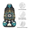 thumbnail image 4 of Wukai Boho Dreamcatcher Full Set Car Seat Covers with Soft Padding Universal Auto Front Seats Protector and Cushion Mat, 4 of 5