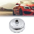thumbnail image 2 of Unique Bargains 84mm 14 Flutes Silver Tone Metal Car Oil Filter Cap Wrench Socket Remover Tool, 2 of 3