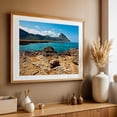 thumbnail image 4 of Mount Cofano Nature Reserve - Custonaci Sicily Italy Photography Seascape Coast Ocean Landscape Mountain Beach Scenic Oak Framed Wall Art Print 16 x 24 inches, 4 of 6