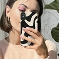 thumbnail image 7 of Compatible with iPhone X/XS Cute Wave Pattern Case for Women Girls,Soft TPU Anti-Bump Phone Case Zebra Pattern Design Silicone Case for iPhone X/XS - White, 7 of 7