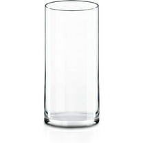 Clear Glass Cylinder Vase (H:9" D:4") Flower Vase Centerpieces Hurricane Floating Candle Holder
