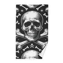 Skeletons Halloween Cotton Face Towels Absorbent Hand Towel Soft Bathroom Towel for Kitchen Hotel Decoration