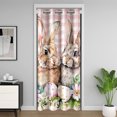 thumbnail image 1 of Erosebridal Easter Eggs 01,Kawaii Rabbit Floral 02,Pink Buffalo Decor, 1 of 5