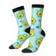thumbnail image 1 of Fotbe Cartoon Avocado Calcetas Largas con Estampado para Hombre y Mujer – Calcetas de Compresión Transpirables y Elásticas, Viajar y Uso Diario Talla 5-11, 1 of 6