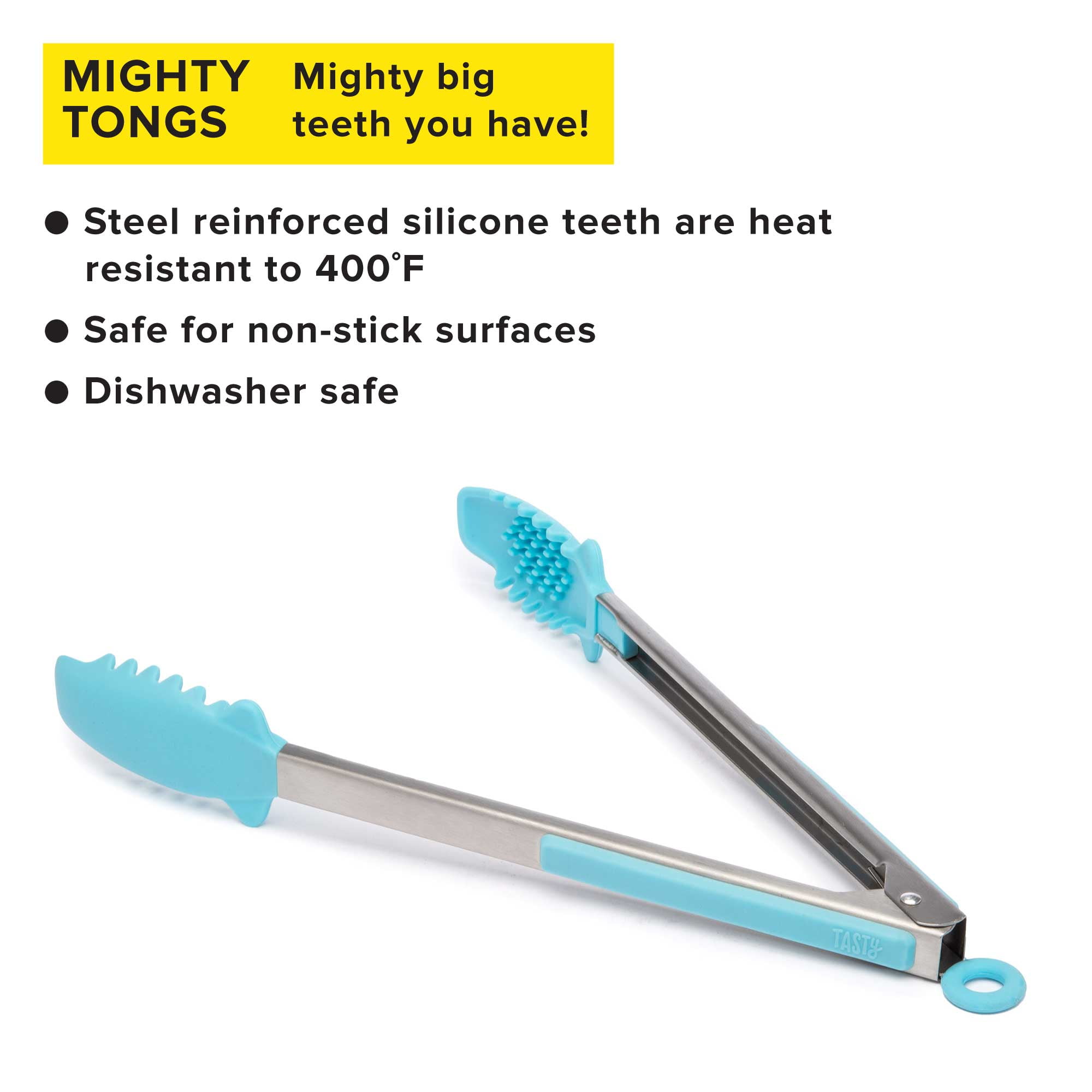 Tasty Mighty Zange – Hitzebeständig & Sicher Für Anti-Haft-Pfannen