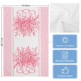 thumbnail image 5 of Eucalyptus Pink Kitchen Towels Set of 2, Water Absorbent Dish Towel, Stripes Bottle Flower Cactus Plant Decorative Hand Towels - Quick Drying Cloth for Cooking Baking, 18x28 Inch, 5 of 8