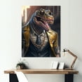 thumbnail image 2 of Designart Gangster Reptile II Canvas Wall Art, 2 of 5