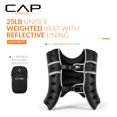 thumbnail image 2 of Chaleco con peso CAP para mujer y hombre 11.34 kg, reflectante, 25 lb, 2 of 9
