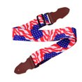 thumbnail image 4 of Correa Universal para Guitarra Acústica y Eléctrica con Diseño de Bandera Americana, Incluye Púas y Adaptador para Cabeza de Guitarra, Material Duradero y Cómodo, Ideal para Músicos de Todas las, 4 of 7