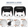 thumbnail image 6 of Balery 2 Piece Cat Meow Car Windshield Sun Shade|Foldable Front Windshield Shade for Car Front Window for Most Sedans SUV Truck-Large, 6 of 7