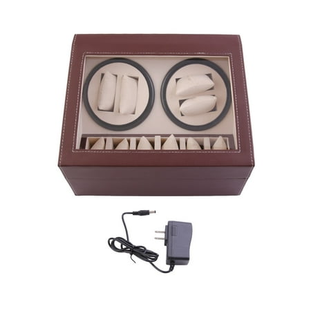 Fashionable 10 Grid Leather Watch Box Organizer Jewelry Display Storage Case